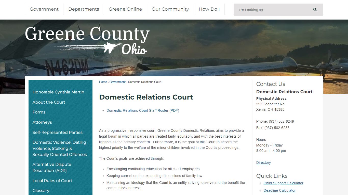 Domestic Relations Court | Greene County, OH - Official Website