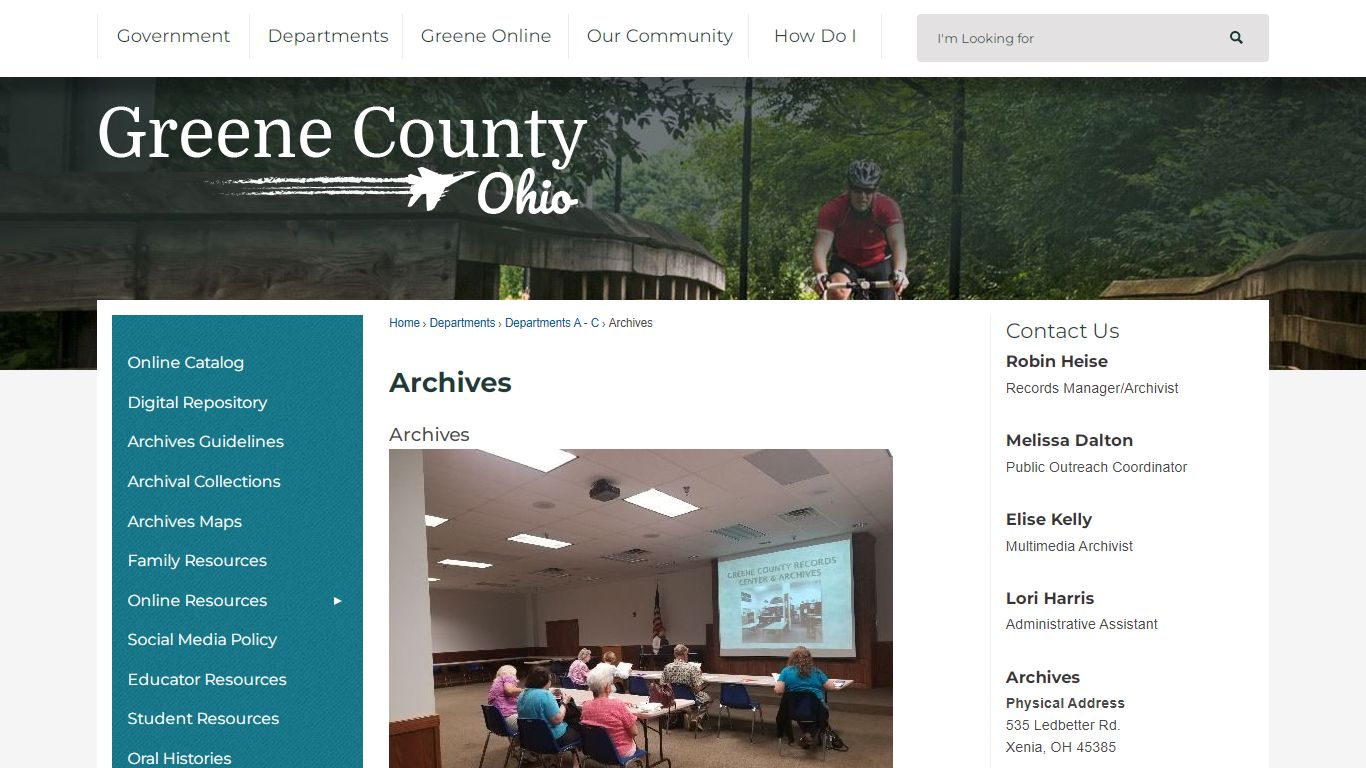 Archives | Greene County, OH - Official Website