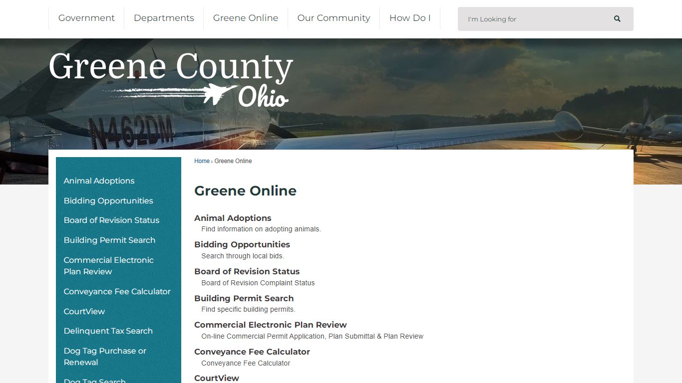 Greene Online | Greene County, OH - Official Website